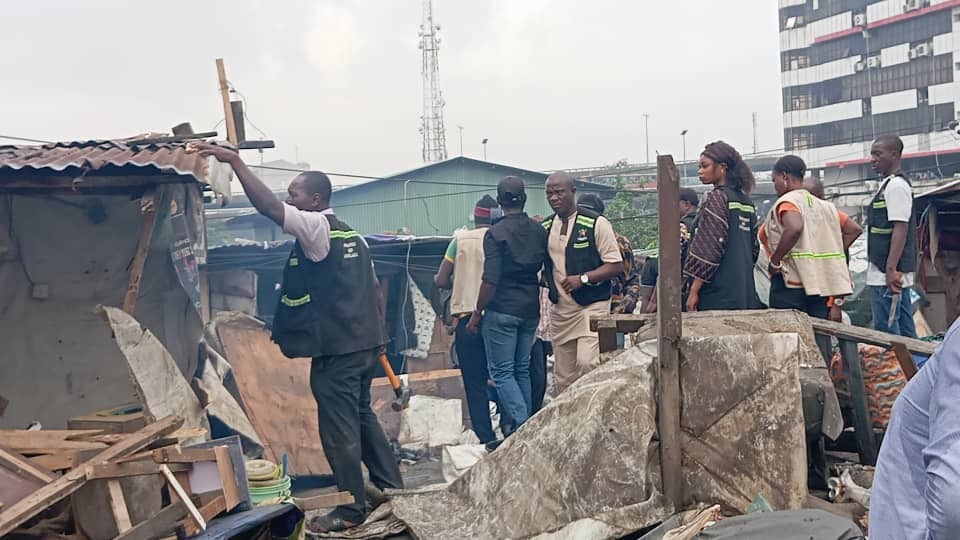 Lagos Govt Clears Shanties