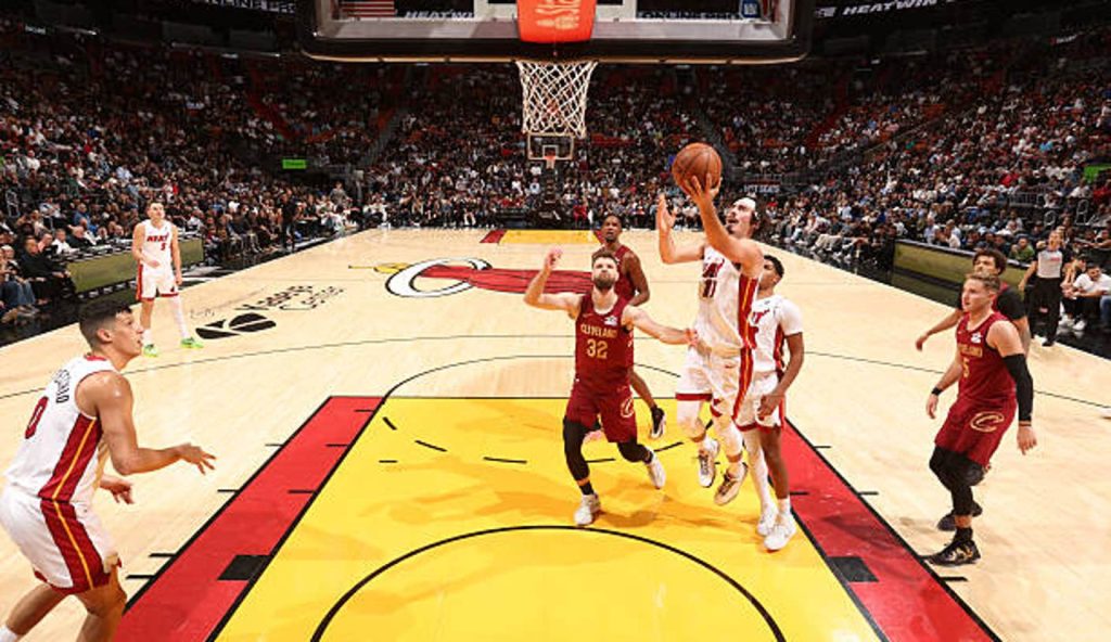 Miami Fl Jaime Jaquez Jr 11 Of The Miami Heat Drives To The Basket During The Game Against