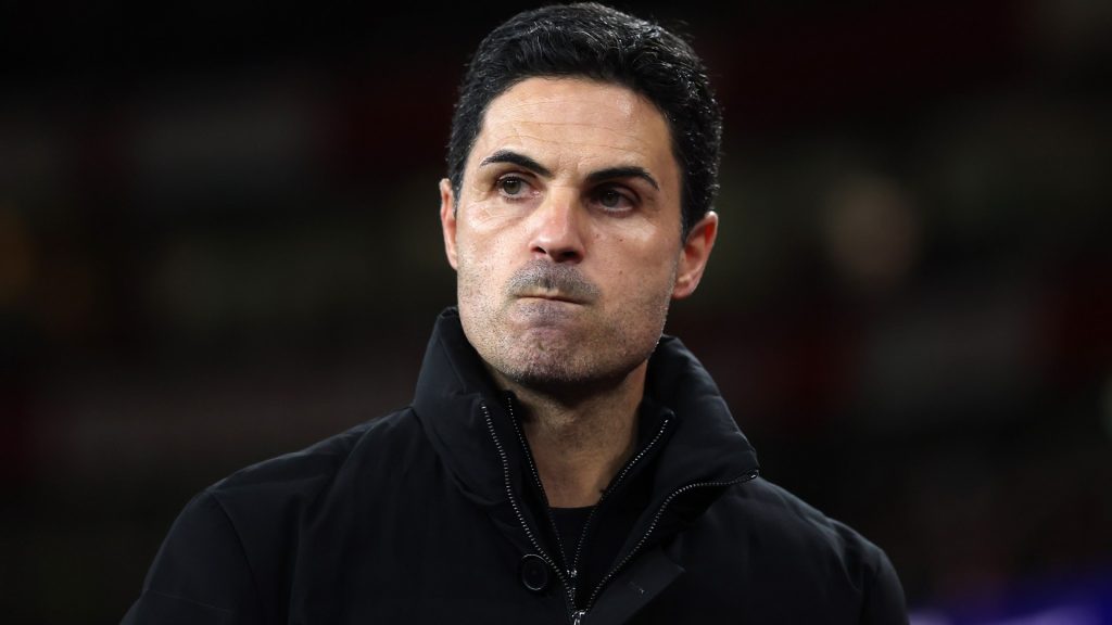 Mikel Arteta Manager Arsenal Looks 1032870387