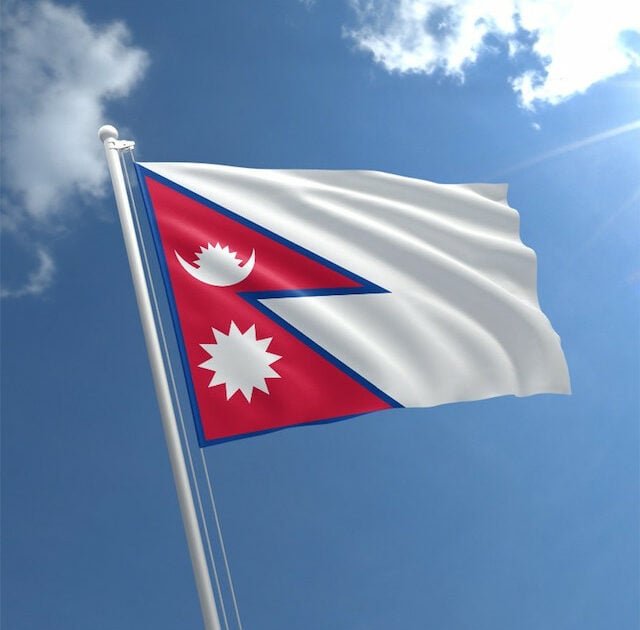 Nepal Flag 3X2 Std 15005 640X630 1