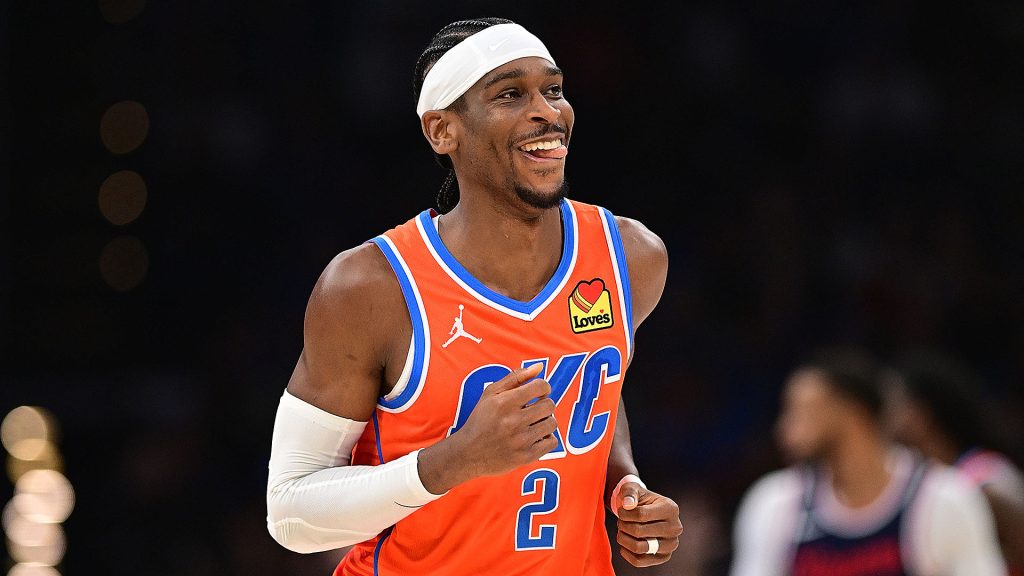 Shai Gilgeous Alexander Smiles Shai Gilgeous Alexander Smiles